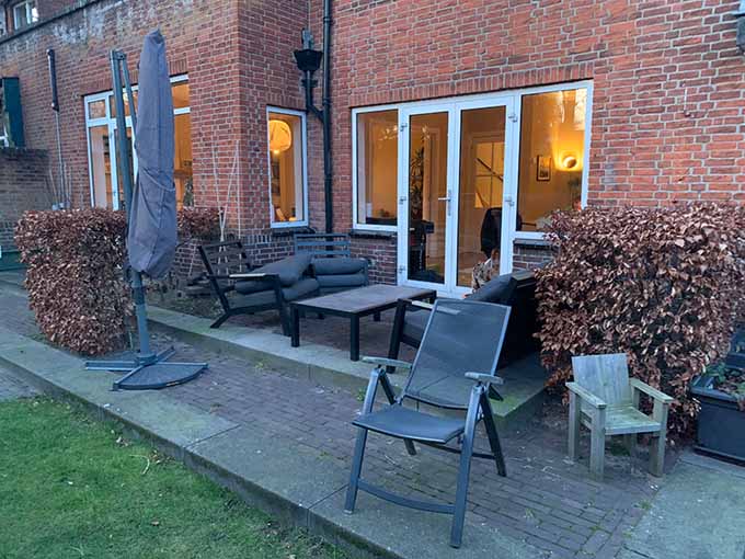 oude situatie met bordes