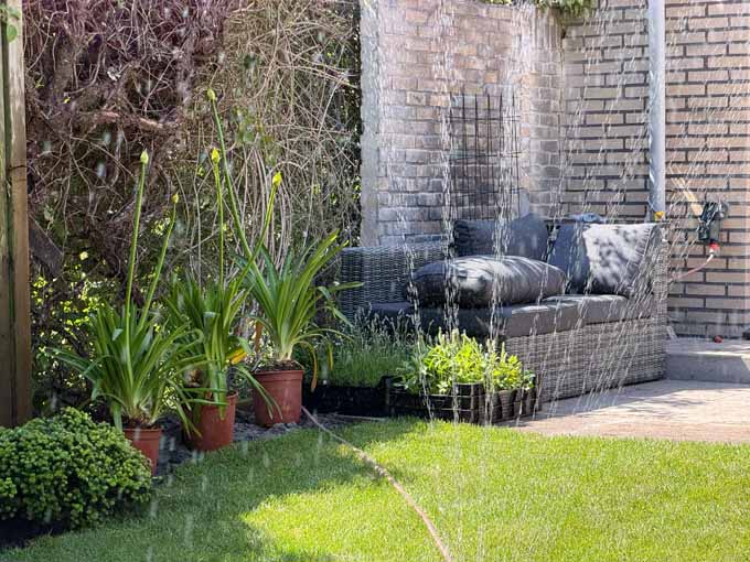 Tuin sproeien